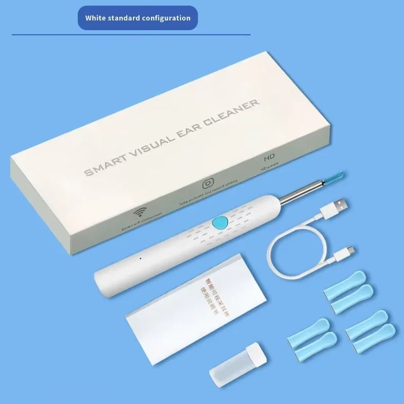 Wireless Smart Visual Ear Cleaner – 1296P HD Camera & LED Lights