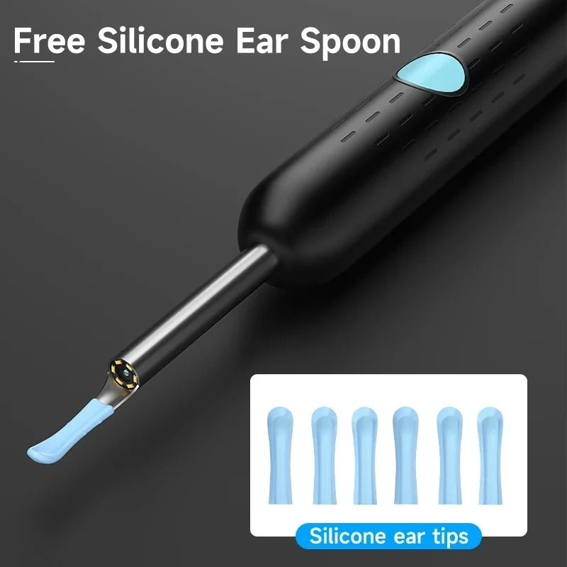 Wireless Smart Visual Ear Cleaner – 1296P HD Camera & LED Lights