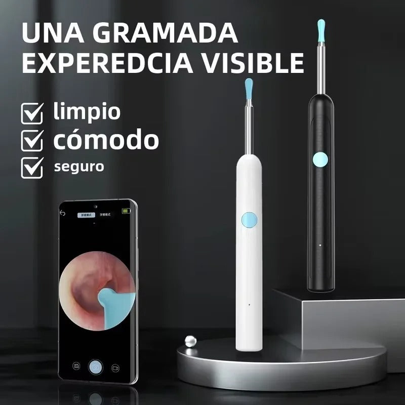 Wireless Smart Visual Ear Cleaner – 1296P HD Camera & LED Lights