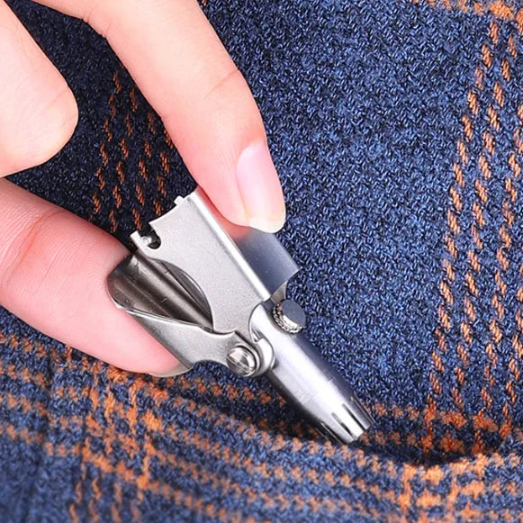 Manual Nose Hair Trimmer Mini Portable Stainless Steel