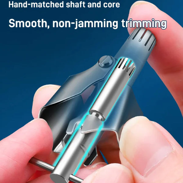 Manual Nose Hair Trimmer Mini Portable Stainless Steel