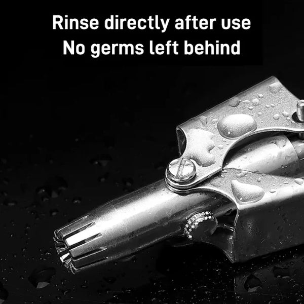 Manual Nose Hair Trimmer Mini Portable Stainless Steel