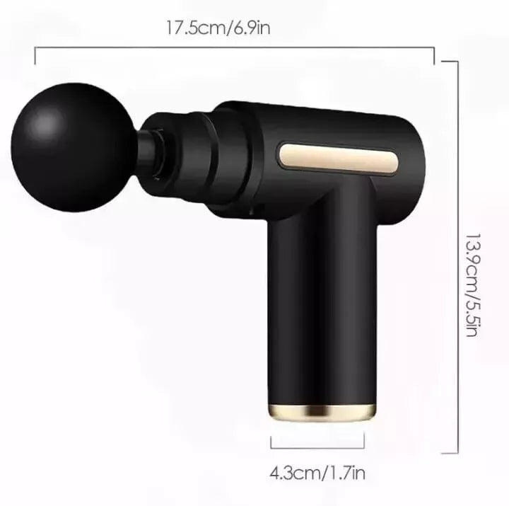 Imported Mini Percussion Massage Gun — Travel-Friendly & Rechargeable